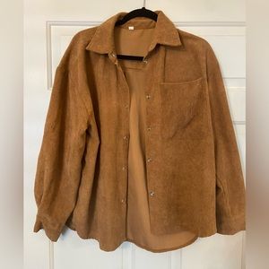 Brown corduroy jacket